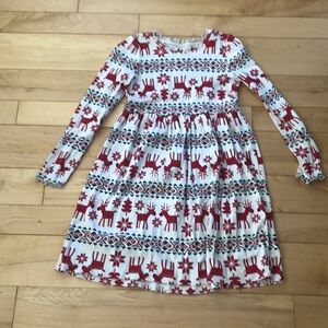 Hanna Andersson reindeer dress size 10 (140)